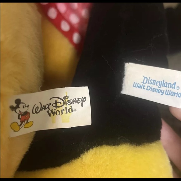 Disney World Vintage Jumbo Pluto Dog 16 Minnie Mouse 26” Disneyland Large Plush - Picture 9 of 9